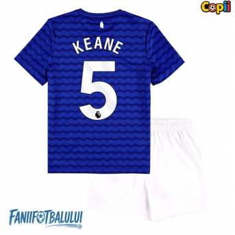 Everton Michael Keane #5 Echipament de Fotbal Replică 2025-26 Copii Acasa (+ Șorturi)